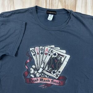 Y2K MGM Grand Las Vegas Women's Medium Gray Casino Dice Cards Graphic T Shirt